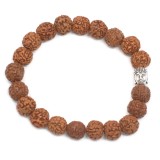 Pulseira - Rudraksha  Buda - Castanho